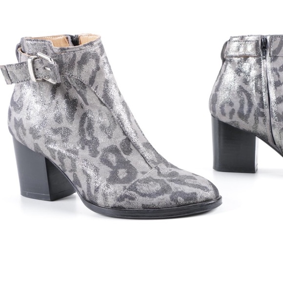 Thakoon Addition Leopard Print Leather Ankle Boots - Picture 6 of 11